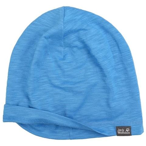 Картинка шапка-бини Jack Wolfskin Travel Beanie Kids wave blue - 2