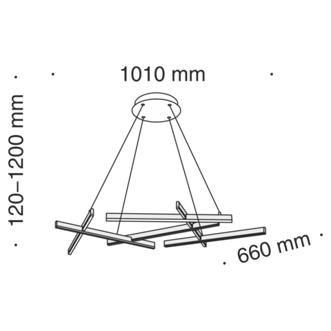 Подвесной светильник Technical Line MOD016PL-L75B