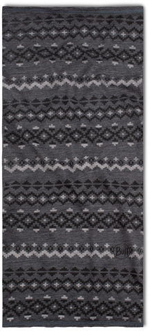 Картинка шарф-труба Buff wool lightweight Faizen Grey - 6