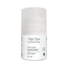 Мягкий кремовый дезодорант на основе живой суспензии микроводоросли Chlorella 50 мл (ALGA SPA)