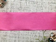 Лента атласная, ш. 5 см, светлая фуксия