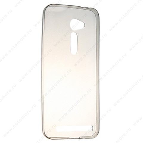 Накладка силиконовая ультра-тонкая для Asus ZenFone 2 ze500cl черная (прозрачная)