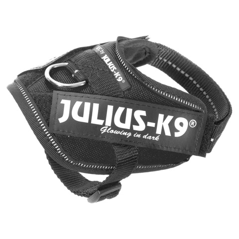 JULIUS-K9 шлейка для собак IDC-Powerharness Baby, черный (33-45 см)