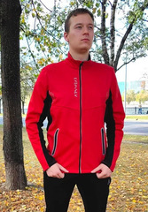 Утеплённая лыжная куртка ArsWear Active Red мужская