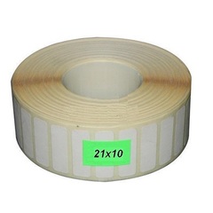 Термоэтикетки 21*10*5000 чистые, втулка 40 мм