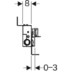 Монтажный элемент для душевой системы Geberit Kombifix 457.534.00.1