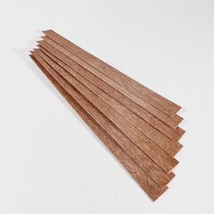 Фитиль деревянный 10 х 140 мм (10 штук, без фитиледержателя)