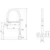 Abber AF81141G Смеситель Wasser Kreis AF81141G для кухни с подключением фильтра и выдвижной лейкой, золото матовое