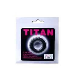 Эреционное кольцо с крупными ребрышками Titan - 