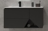 CEZARES 55224 Grigio nuvola База подвесная с двумя выдвижными ящиками и одной распашной дверцей 106
