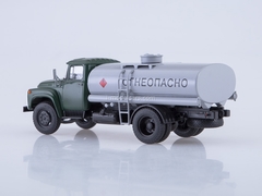 ZIL-130 TSV-6 Gasoline tanker truck green-gray 1:43 AutoHistory