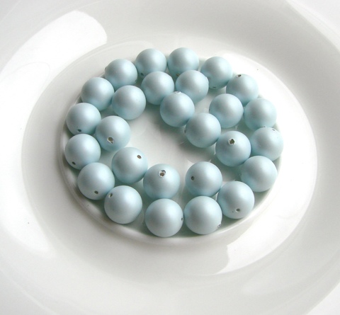 Жемчуг 8 мм Сваровски Pastel Blue