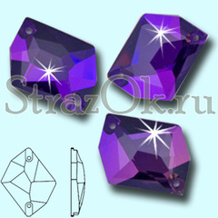 Купить стразы пришивные оптом Cosmic Purple Velvet фиолетовые в интернет-магазине