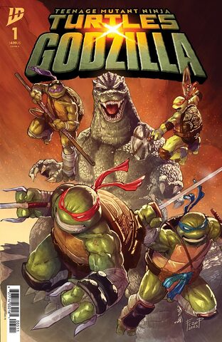 Teenage Mutant Ninja Turtles x Godzilla #1 (Cover A)