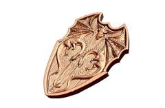 Силиконовый молд Щит Дракона