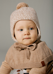 Зимний комплект шапка с манишкой