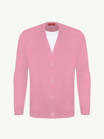 Кардиган с пуговицами из мягкой шерсти