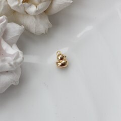 Подвеска Уточка 10*7 мм, позолота, П069