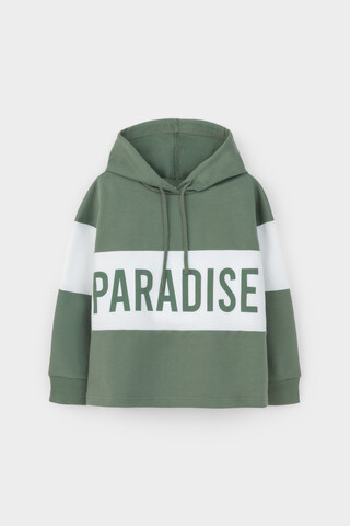 джемпер  для девочки  К 301691/зеленый мох