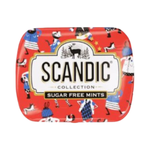 Конфеты без сахара SCANDIC клубничный микс 14гр