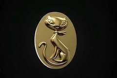 Силиконовый молд Камея КОШЕЧКА