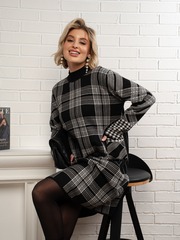 Платье Добринка (черно-белое) П15106-18М LT Collection