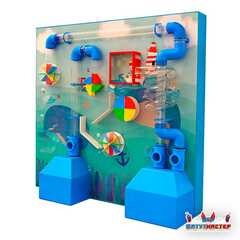 Интерактивный комплекс стена «Воздушная магия», 3×1,9×0,45 м