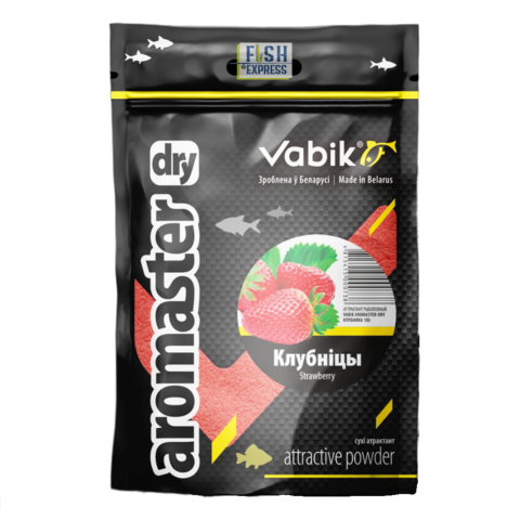Аттрактант Vabik AROMASTER-DRY Клубника 100г. уп. 60шт. (продажа от 1шт)