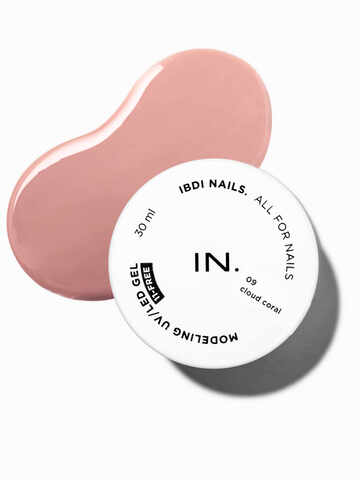 Гель моделирующий IBDI NAILS 09 Cloud Coral 30мл