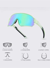 Спортивные очки детские Rockbros 9010 Kids Polarized blue-green - 2