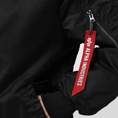 Бомбер Alpha Industries L-2B Hooded Gen II Black (Черный)