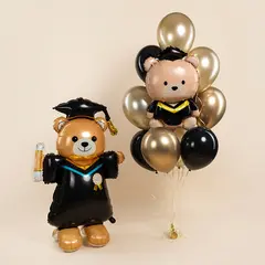 Шар 3D Мишка Выпускник
