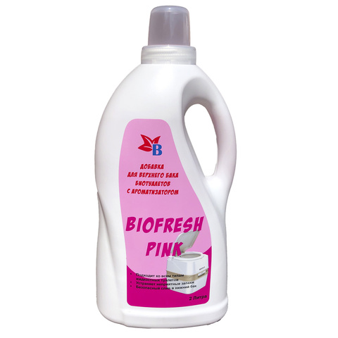 Жидкость для биотуалета Biofresh Pink (биофреш пинк, 2л) Жидкость для биотуалета Biofresh Pink (биофреш пинк, 2л)