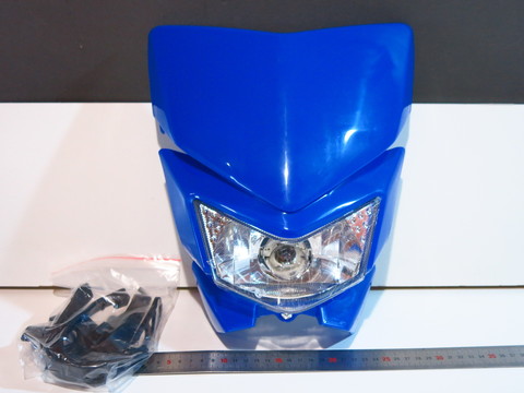 Фара эндуро Kawasaki KLX 250 синяя