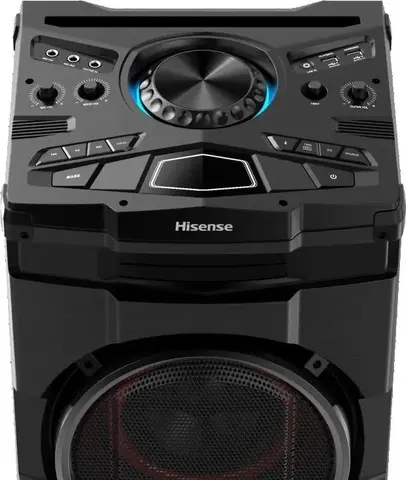 Минисистема Hisense Party rockstar 1600 черный 800Вт FM USB BT