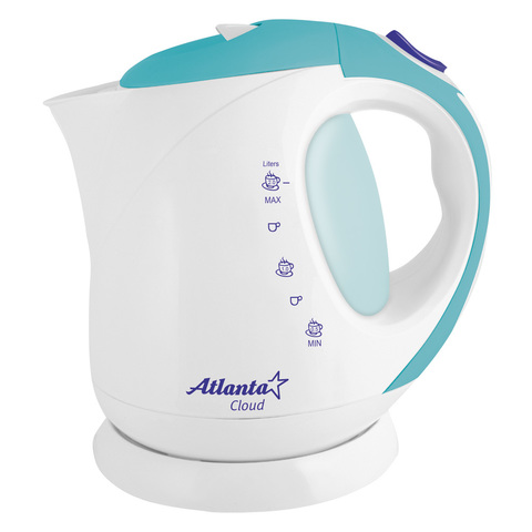 Чайник пластиковый электрический ATH-630 (blue)