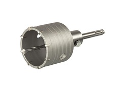 Коронка твердосплавная ПРАКТИКА SDS- Plus ударная 68 мм (1шт.) клипса (035-172)