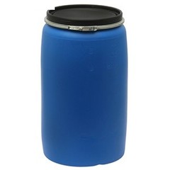 Бочка пластиковая Родемос, с крышкой и хомутом, 227 л---