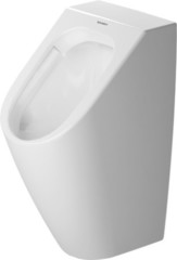 Duravit ME by Starck Писсуар Rimless 0,5л.,безоб., под воды сзади, с вытяж сток гориз., вкл крепление, модель без „мушки, с HygieneGlaze 2809302000 фото