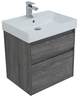 Aquanet 245241 Тумба с раковиной Nova Lite 60 2 ящ. цв. дуб рошелье (245241)