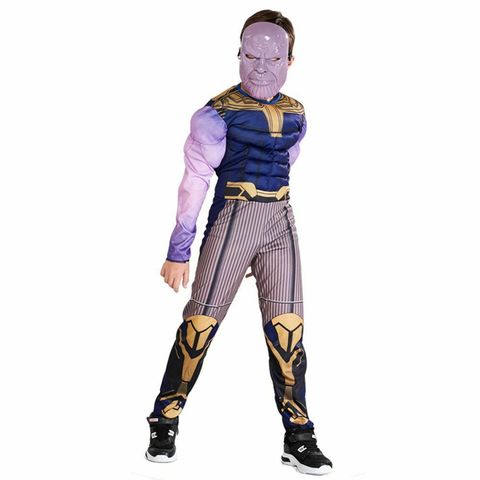 Мстители Война бесконечности костюм детский с мускалами Танос