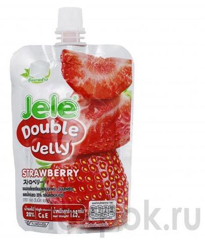 Желе фруктовое Jele Double Jele клубничное, 125 г