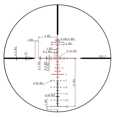 Прицел SibHunter 3-12x44 SFIR