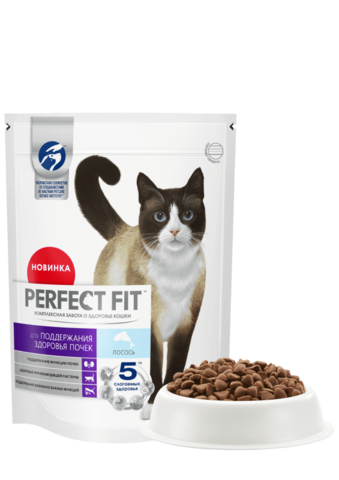 Perfect Fit сухой корм для кошек для здоровья почек (лосось) 650 г