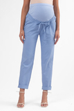 Брюки для беременных 14915 голубой