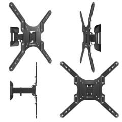 Наклонно-поворотный кронштейн ONKRON M2чёрный