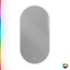 Cezares CZR-SPC-ELS-550-1050-RGB-TCH ELLISSE Зеркало с контурной разноцветной подсветкой RGB и сенсорным выключателем, CZR-SPC-ELS-550-1050-RGB-TCH, 12V, 220-240V, 550x1050 фото