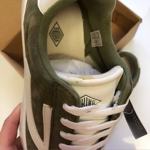 Полуботинки Viking Retro Trim Olive/Eggshell купить с уценкой