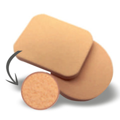 TF СТТ10 Спонжи для нанесения косметических средств (2шт)