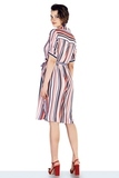 Платье для беременных 10207 полоска